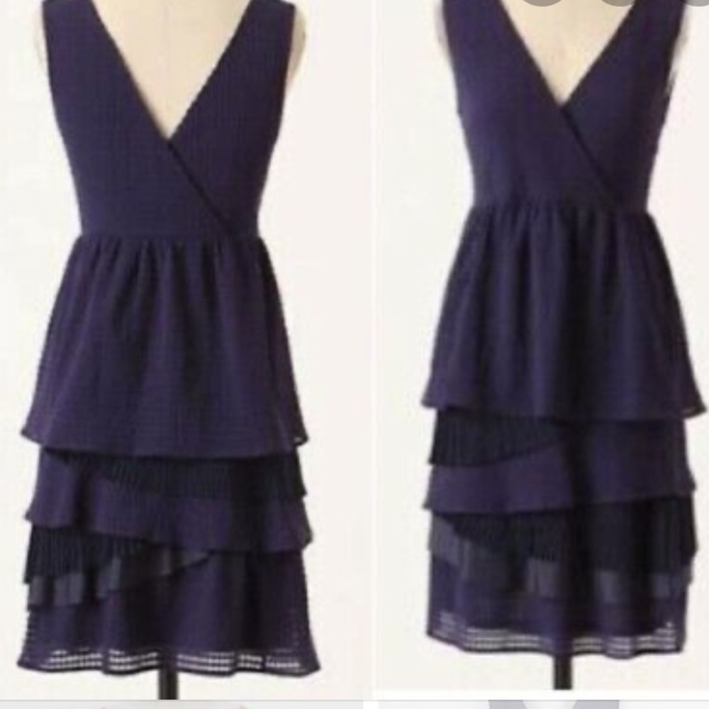 Anthropologie Ric Rac Mixed media dress